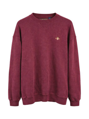VTG Gant USA Crewneck Sweatshirt Mens L Pullover Maroon Casual Embroidered Logo